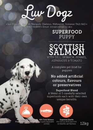 Superfood Puppy Scottish Salmon