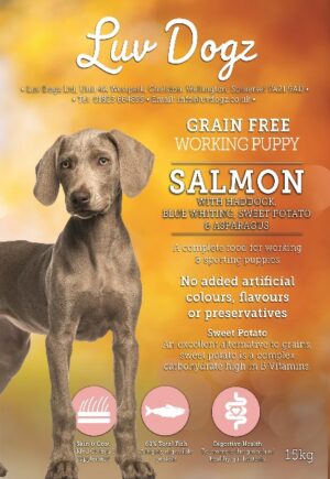 Working Grain Free Puppy Salmon With Haddock & White Fish