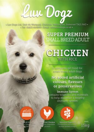 Super Premium Small Breed Adult Chicken With Rice