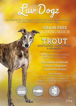 Working Grain Free Senior Trout With Salmon