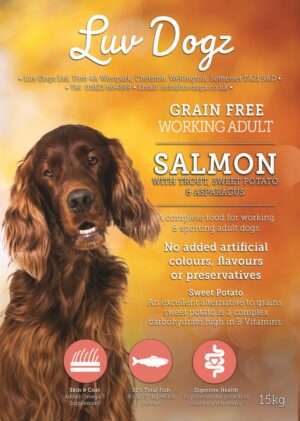 Working Grain Free Adult Salmon With Trout 15kg