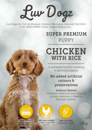 Working Super Premium Puppy Chicken With Rice