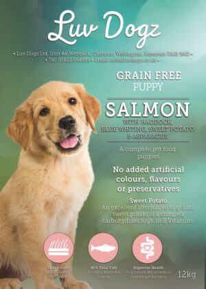 Grain Free Puppy 60% Salmon With Haddock & White Fish