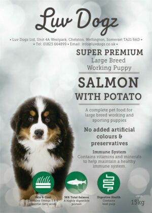 Working Super Premium Puppy Large Breed Salmon With Potato