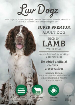 Working Super Premium Adult Lamb With Rice 15kg