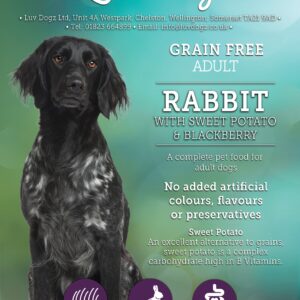 Grain Free Adult Rabbit With Sweet Potato & Blackberry