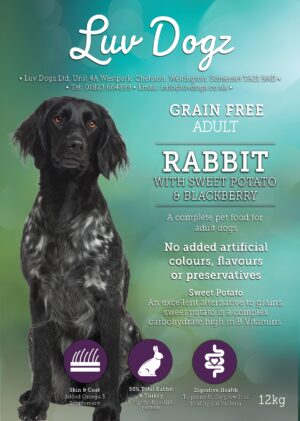 Grain Free Adult Rabbit With Sweet Potato & Blackberry