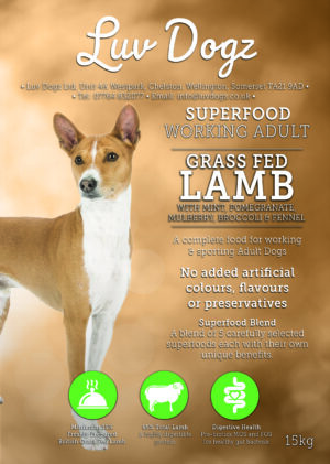 Working Superfood Adult Grass Fed Lamb